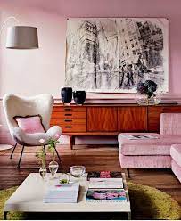 Love The Art Pink Living Room Home Decor Interior Design