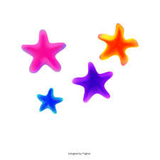 Colorful Flat Geometry Color Stars Color Flat Geometric Png And Vector With Transparent Background For Free Download Colour Star Paint Splash Background Free Graphic Design