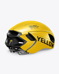 Download Cycling Helmet Mockup In Apparel Mockups On Yellow Images Object Mockups