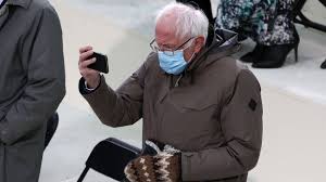 At the inauguration of joe biden, vermont senator bernie sanders attended in a coat and mittens,1 which stood in stark contrast to other attendees who had more formal wear. Yzde3ecgdthgwm
