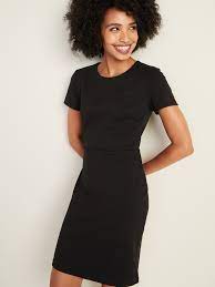 No worries in this dress, you can be confident and ready to take on anything. Ponte Knit Sheath Dress For Women Old Navy