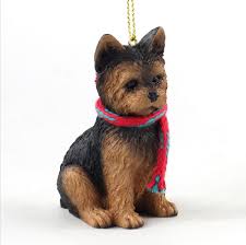 Ul certified and approved for indoor and outdoor use. Yorkie Christmas Scarf Ornament Puppy Cut