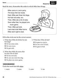 100 books 1st graders can read themselves with free 1st grade reading books pdf; Daily Reading Comprehension Grade 1