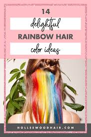 You don't have to damage your hair in order to rock rainbow colors. 14 Of The Most Magnificent Rainbow Hair Color Ideas In The World