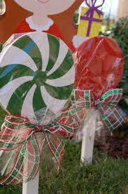 Wooden Christmas Lollipops For Yard Decorations By Lollipopsgalore Outdoor Christmas Christmas Decorations Diy Outdoor Christmas Yard Decorations