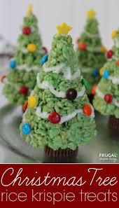 Christmas Tree Rice Krispie Treats Recipe Rice Krispie Treats Rice Krispies Christmas Treats