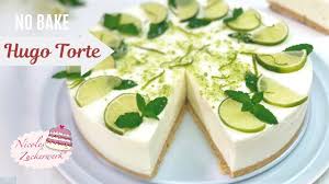 Torte mit einem elektrischen messer oder einem in heißes wasser getauchten messer in stücke schneiden und servieren. Hugo Torte Sommertorte No Bake Nicoles Zuckerwerk