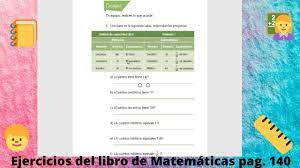 Este libro forma parte de las publicaciones empresariales unam. Pagina 140 Del Libro De Matematicas 5 Grado Youtube