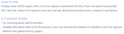 Vac will not notice the injection and you can go ahead and cheetz with a decent trust factor. Latest Csghost 2 4 Injector Bypasses Vac Antiinject Fastest One Around