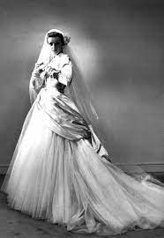 1949 Christian Dior Wedding Gown Wedding Dresses Vintage Princess Wedding Gowns Vintage Wedding Dresses Vintage