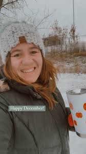 Happy first snow fall ❄️ , Anyone else making a trip to the store today to  find snow pants + boots for their littles?! At least we all have our  @behappedesigns hats! 😜 , #desmoinesparent #winter #snow