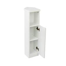 Same day delivery 7 days a week £3.95, or fast store collection. Bathroom Corner Unit White Gloss Storage Cabinet House Homestyle
