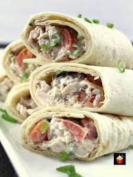 If the dough is properly chilled, you don't need much extra flour to keep things from sticking. Deluxe Chicken Salad Wraps Lovefoodies