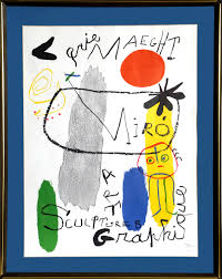 Lot Joan Miro Galerie Maeght Art Sculptures Graphique Lithograph Poster Find miro paintings, prints, posters & sculptures at miro's work in sculpture would develop over time, with his most ambitious pieces not arriving until he was into his. lot joan miro galerie maeght art