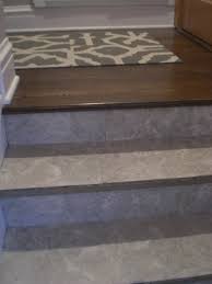 Then work your way back to the wall. Peel And Stick The Stairway Saga Continues