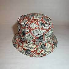 Sponsored Ebay Authentic Ss09 Supreme Budweiser Crusher Bucket Hat Hats For Men Supreme Hat Hats