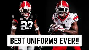 Beautiful poster representing the variety of the nfl jerseys. Georgia Bulldogs New Uniform Reaction Youtube