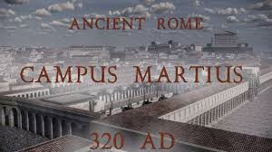 The current version of the. History In 3d Ancient Rome 320 Ad Campus Martius 3d Reconstruction Youtube