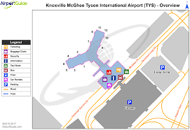 Credit cards and debit cards can be used at the start of a rental, however there are some restrictions regarding the use of a debit card. Knoxville Mc Ghee Tyson Tys Airport Terminal Map Overview Airport Guide Airport Map