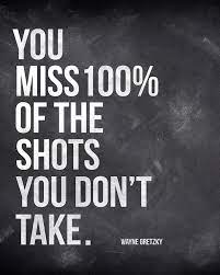  Wayne Gretzky Quote You Miss 100 Percent Of The Shots Canvas Etsy Great Inspirational Quotes Quotes Inspirational Quotes