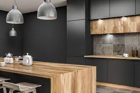 Maybe you would like to learn more about one of these? 10 Stunning Examples Of Kitchen Worktop Types 9 Modern Grey Kitchen Kitchen Room Design Modern Black Kitchen