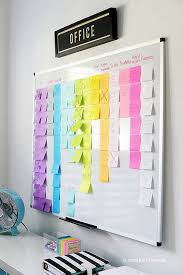Organized Project Board Via A Bowl Full Of Lemons Office Organization Colorful Storage Home Office Organization