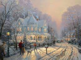 Check spelling or type a new query. Holiday Gathering A Limited Edition Canvas Thomas Kinkade Studios