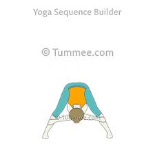 Wide Legged Forward Fold Pose Crossed Hands To Legs Yoga Prasarita Padottanasana Crossed Hands To Legs Yoga Sequences Benefits Variations And Sanskrit P Easy Yoga Workouts Yoga Sequences Yoga