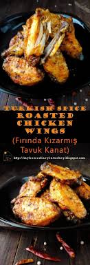 Turkish Spice Roasted Chicken Wings Firinda Kizarmis Tavuk Kanat Copycat Taste From Rotisserie Turkish Recipes Chicken Roasted Chicken Wings Turkish Recipes