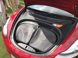 Model 3 Tailored Frunk 2 Bag Set New Version 2 0 Tesla Accessories Tesla Model Tesla