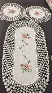 uclu yatak odasi takimi demet hanim a hayirli olsun saglikla kullansin tbt gt erzurum anglez dantelang crochet edging crochet decoration crochet tablecloth
