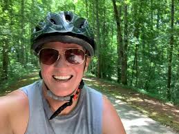 Riding Silver Comet Trail in North Georgia