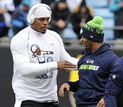 Cameron jerrell newton is an american football quarterback for the new england patriots of the national football league. Seahawks Fans Complaints About Cam Newton Have A Familiar Ring The Seattle Times