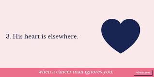 Compatibility is a big deal when it comes to romance, and some signs match up better than others. What Does It Mean When A Cancer Man Ignores You