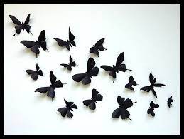 Weve rounded up our favorite wall art free printables from modern butterfly wall decoration ideas storiesdesk com. 3d Wall Butterflies 100 Assorted Black Butterfly Etsy Butterfly Wall Butterfly Wall Art 3d Butterfly Wall Art