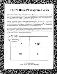 70 Basic Phonogram Cards Wanda Sanseri 9781880045015 Christianbook Com