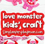 Love Monster Template from www.simpleeverydaymom.com