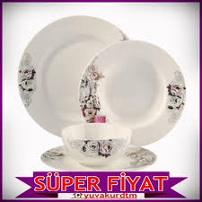 Keramika yemek takımı, çok renkli, standart. Alisveris Panosundaki Pin