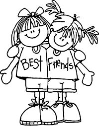 You can easily print it and give it to your son and daughter. Best Friends Free Printable Coloring Page Wecoloringpage Com Coloring Pages