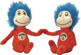 This is so easy and fun. Dr Seuss Thing 1 And Thing 2 Plush 2 Pcs 1 Ea By Manhattan Toy Barnes Noble