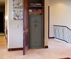 The patented armored closet has door modules that are made entirely of 1/4″ steel plate. Liberty Safe Premium 20 Gun Safe Security Safe For The Home