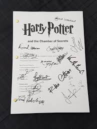 Harry Potter And The Chamber Of Secrets Film Movie Script With Etsy In 2020 Harry Potter Movie Posters Harry Potter Script Harry Potter