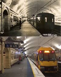 Platform 1 At Museum Railway Station Sydney C1927 2016 1927 Original Postcard In David Critchley S Collection Australia History Sydney City City Transit