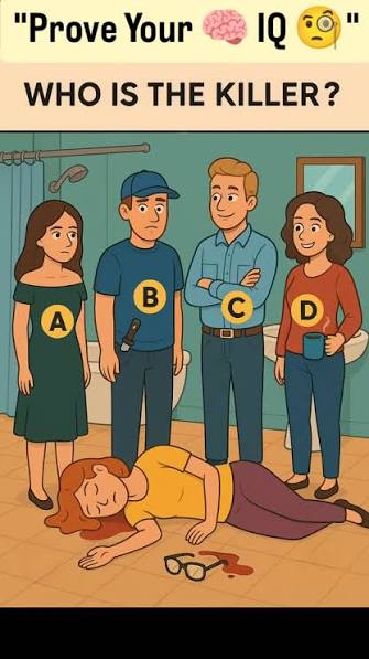 Iq Test With Cartoon Images