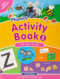 jolly phonics activity book in print letters 5 jolly phonics activity books set 1 7 wernham sara lloyd sue stephen lib 9781844142736 books amazon com