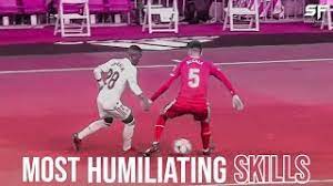 Football, game in which two teams of 11 players, using any part of their bodies except their hands and arms, try to maneuver the ball into the opposing team's goal. Most Humiliating Skills In Football 2019 Nutmegs Dribbles Flicks Hd Youtube
