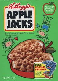 Apple Jacks Boglins Box Front Apple Jacks Cereal Weird Food Cereal Box