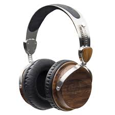 Closed Back Full Size Portable Headphones With Wood Cups Wood Headphones Headphones Over Ear Headphones