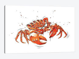 Explore a wide range of the best crab wall art on aliexpress to find one that suits you! Crab Art Print By Jayn Icanvas