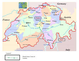 Szwajcaria graniczy z niemcami, austrią, liechtensteinem, włochami i francją. Lucerna Szwajcaria Mapa Mapa Ulic Miasta Lucerna Szwajcaria Europa Zachodnia Europa